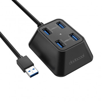 Rozgałęźnik rozdzielacz HUB USB 3.0  4-porty DODOCOOL DC02