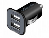 Ładowarka samochodowa 2-porty USB 5V 3.1A USAMS – zdjęcie 2