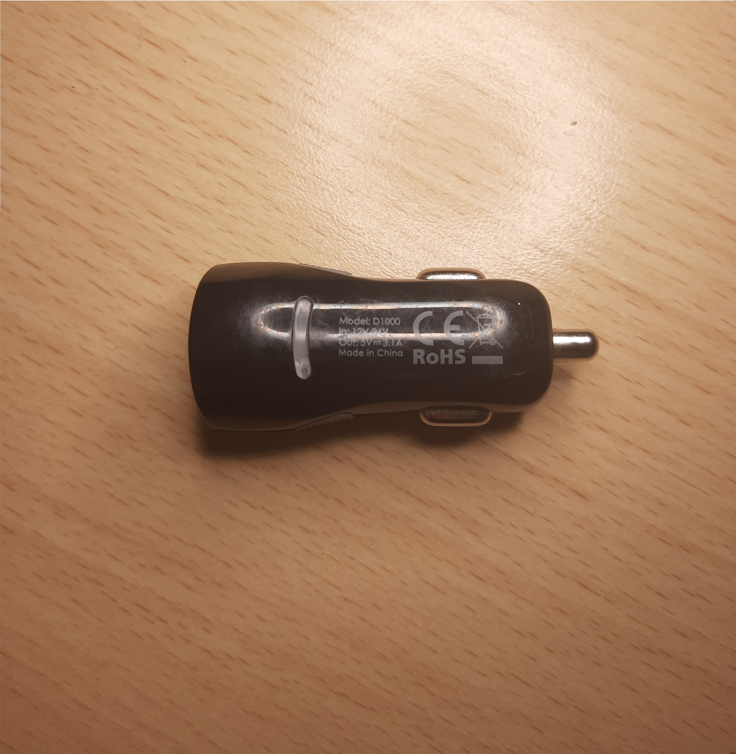 Ładowarka samochodowa 2-porty USB 5V 3.1A Aukey D1000