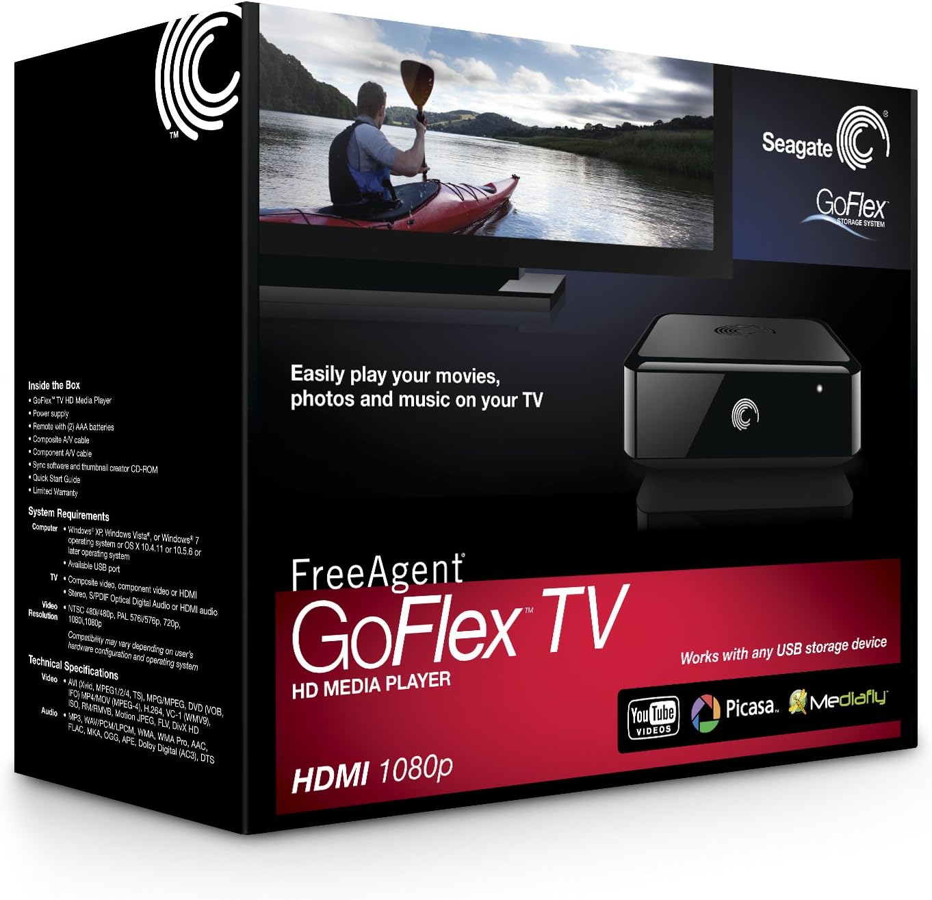 Odtwarzacz multimedialny Seagate FreeAgent GoFlex TV HD 1080p HDMI