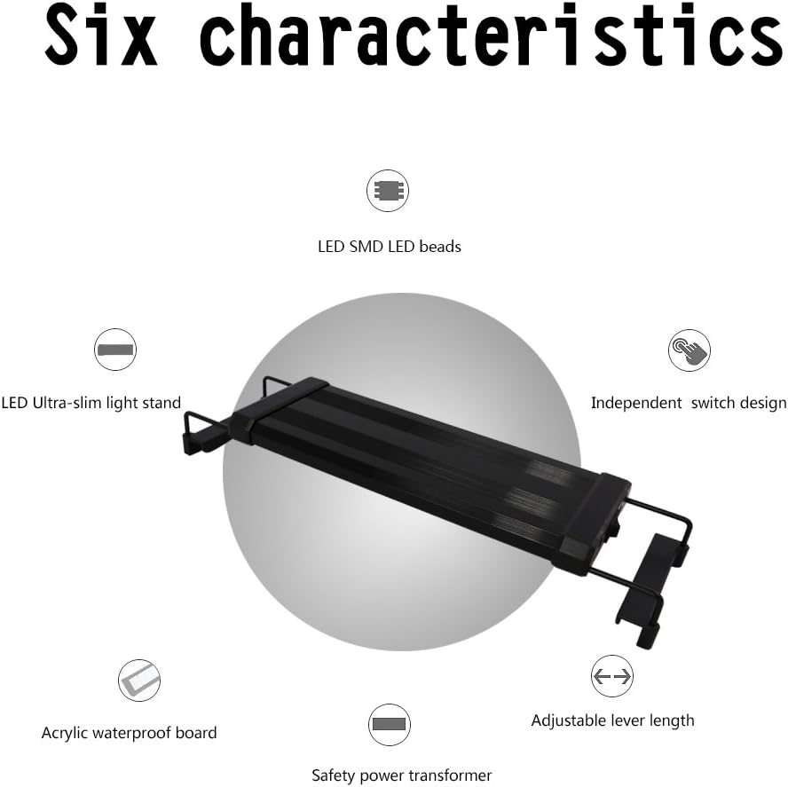 Oświetlenie LED do akwarium 36 diod LED Simbr HA-AQL-030