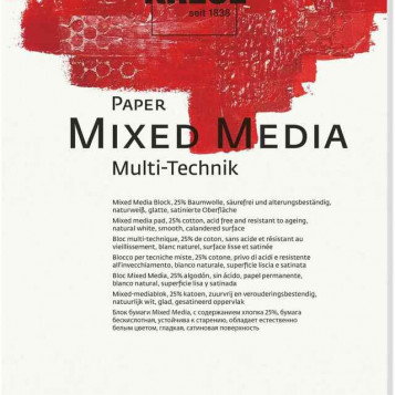 Papier artystyczny KREUL Paper Mixed Media 25% bawełna
