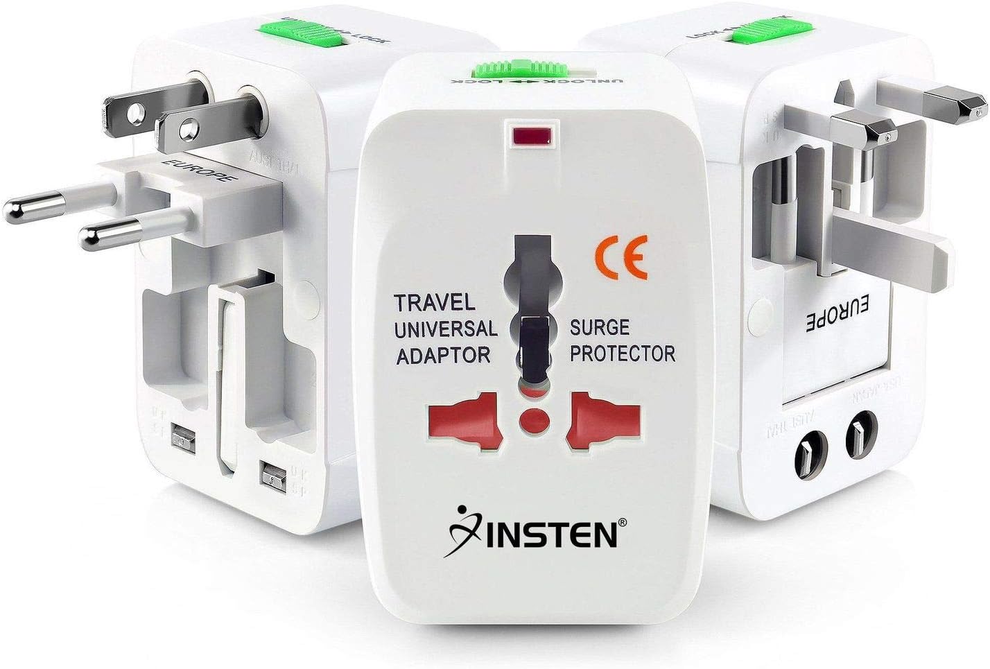 Uniwersalny adapter podróżny przejściówka międzynarodowa USA UK EU AU