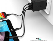Oryginalna ładowarka sieciowa 3-porty USB Aukey PA-U35 – zdjęcie 2