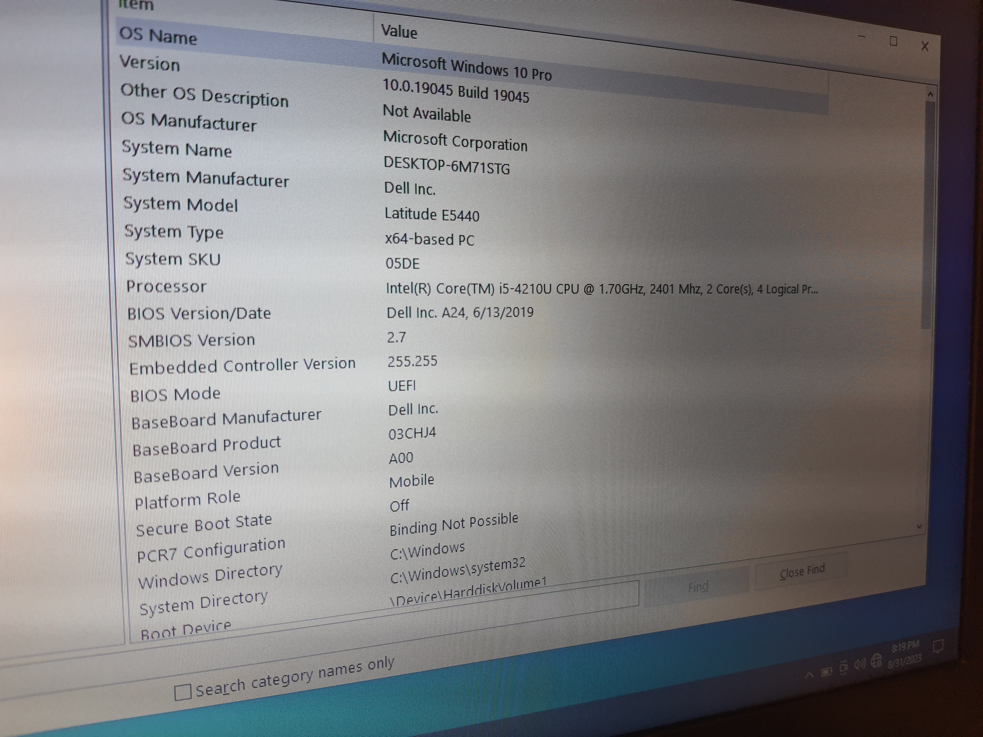 Laptop Dell Latitude 14 E5440  i5-4300U 4GB RAM 500GB HDD