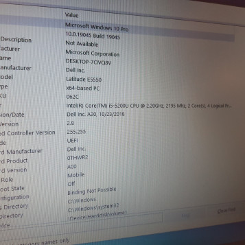 Dell Latitude 15 E5550 i5-5200U – notebook (stan nowy)