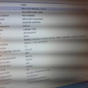 Dell Latitude 12 E7290 i5-8350U – notebook (stan nowy)