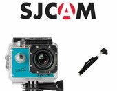 Kamera sportowa SJCAM SJ4000 WiFi czarna + monopod – zdjęcie 4