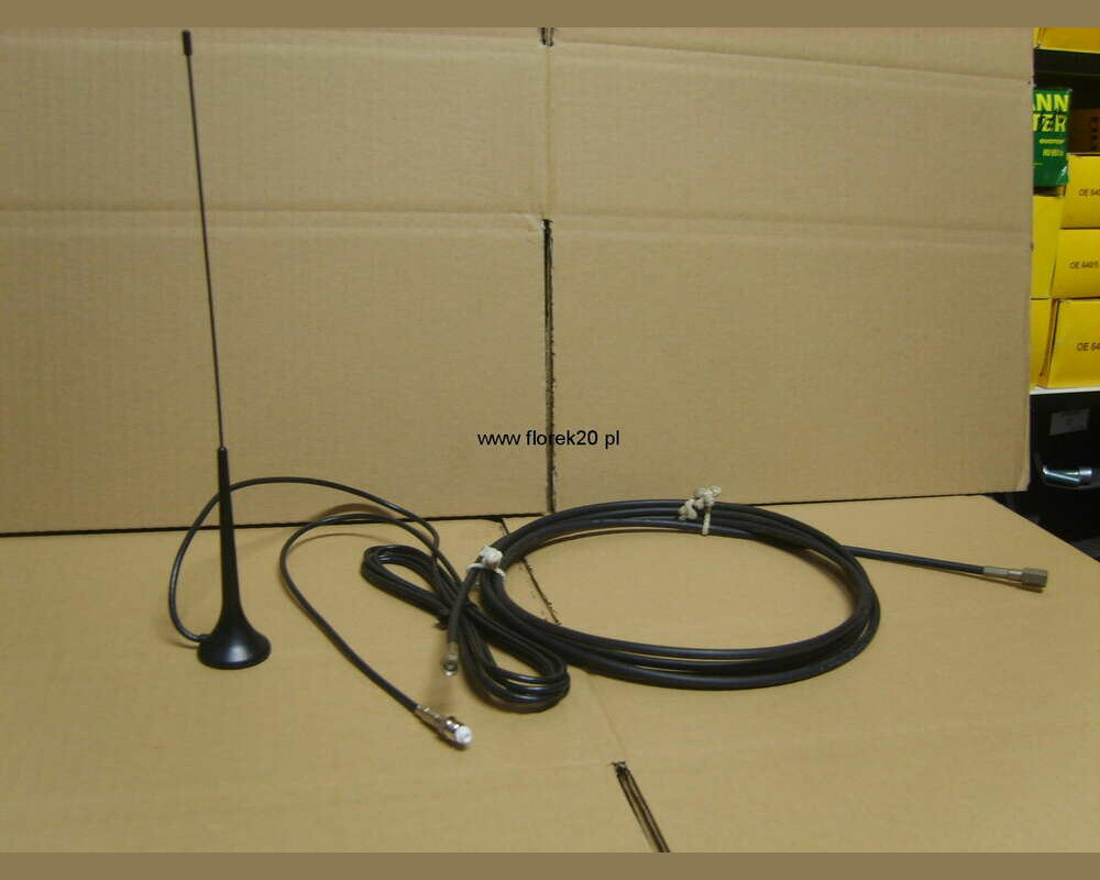 Antena magnetyczna dookólna 13dB +kabel
