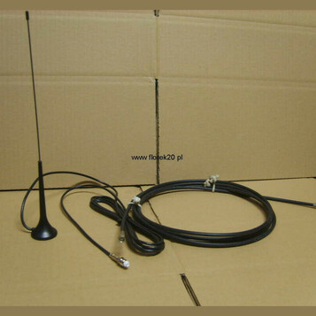 Antena magnetyczna dookólna 13dB +kabel