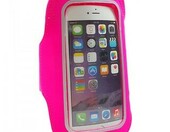 Etui na rękę ramię Samsung S4/5/6 HTC iPhone LG Huawei różowe – zdjęcie 2