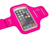 Etui na rękę ramię Samsung S4/5/6 HTC iPhone LG Huawei różowe – zdjęcie 3