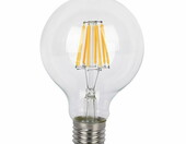 Żarówka E27 LED filament 600lm Ciepła 8W~65W Albrillo – zdjęcie 2