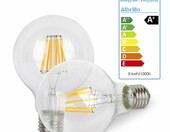Żarówka E27 LED filament 600lm Ciepła 8W~65W Albrillo – zdjęcie 3
