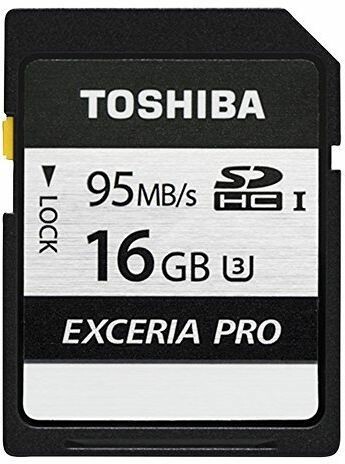 Karta pamięci Toshiba Exceria 16GB 95MB/s
