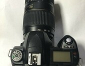 Nikon D70 + obiektyw Tamton AF70-300mm używany stan dobry – zdjęcie 2