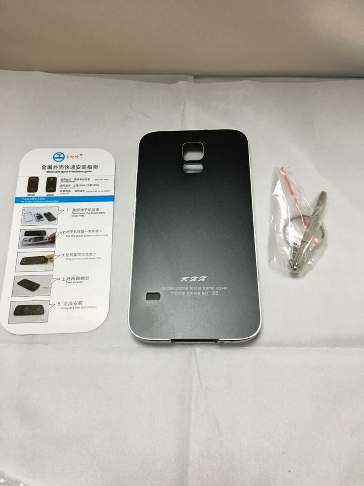 Metalowe etui samsung galaxy S5 czarne