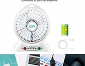 Wentylator wiatrak powerbank usb + ogniwo 18650 – zdjęcie 1