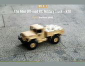 Ciężarówka wojskowa WPL B-1 RC 4x4 2.4GHz 1:16 – zdjęcie 5
