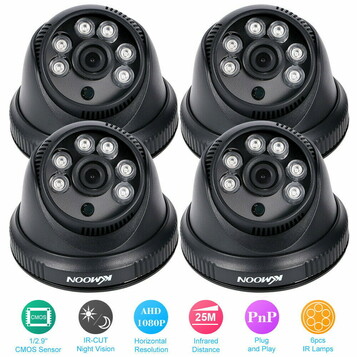 Zestaw monitoringu 4 kamery rejestrator FullHD 1080P 1TB