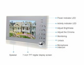 Bezprzewodowy Wideofon Videofon 7 cali LCD Docooler – zdjęcie 2