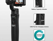 Gimbal Hohem iSteady Pro 3-Axis GoPro Hero 7 Yi 4K Sony SJCAM – zdjęcie 5