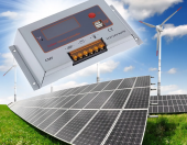 Regulator ładowania słonecznego Anself 20A 12/24V LCD PWM – zdjęcie 1