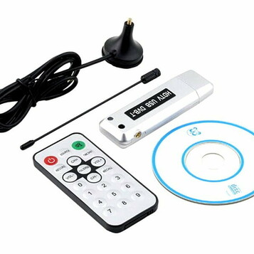Tuner USB DVB-T MPEG-4 HDTV Karta TV + PILOT + CD (używany)
