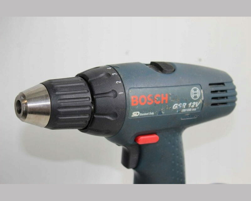 Wiertarko-wkrętarka akumulatorowa Bosch GSR 12V + ładowarka i bateria