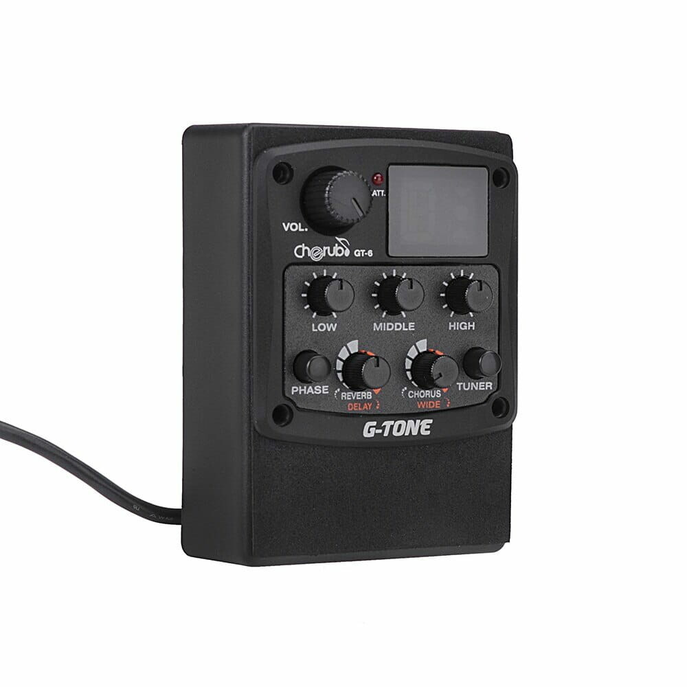 Tuner preamp do gitary akustycznej G-Tone Cherub GT-6