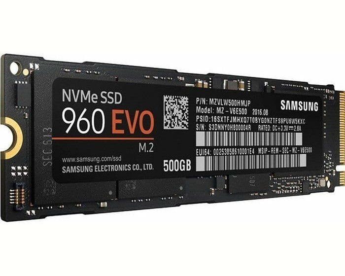 Dysk SSD Samsung 500GB 1.8 cali 960 EVO M.2 2280 NVMe