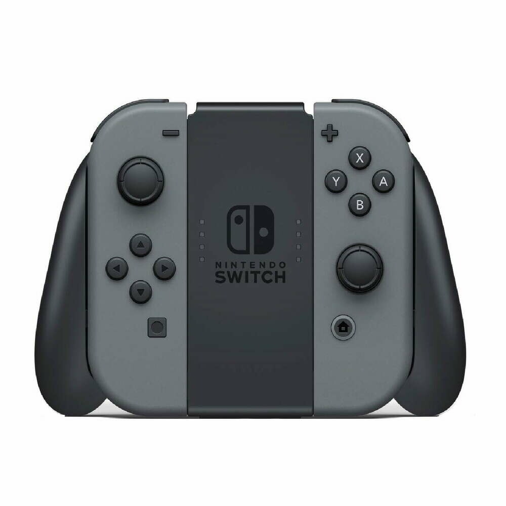 Zestaw 2 x joy con + joy con grip do Nintendo Switch szary