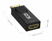 Przejściówka adapter displayport HDMI Iczi FBA_01-RT – zdjęcie 4