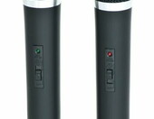 Zestaw bezprzewodowe dwa mikrofony karaoke k&k AT-306 – zdjęcie 3