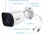 Zestaw monitoring Owsoo S1485EU 2 kamery + rejestrator – zdjęcie 4