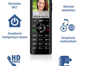 Telefon stacjonarny FRITZ!Fon C5 czarny sama słuchawka – zdjęcie 1