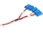 Zestaw 5 baterii + ładowarka do drona Hubsan UL36403 – zdjęcie 4