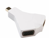 Przejściówka mini DisplayPort 1.2 na HDMI + VGA 2Kx4K EL-3600VH-B – zdjęcie 1