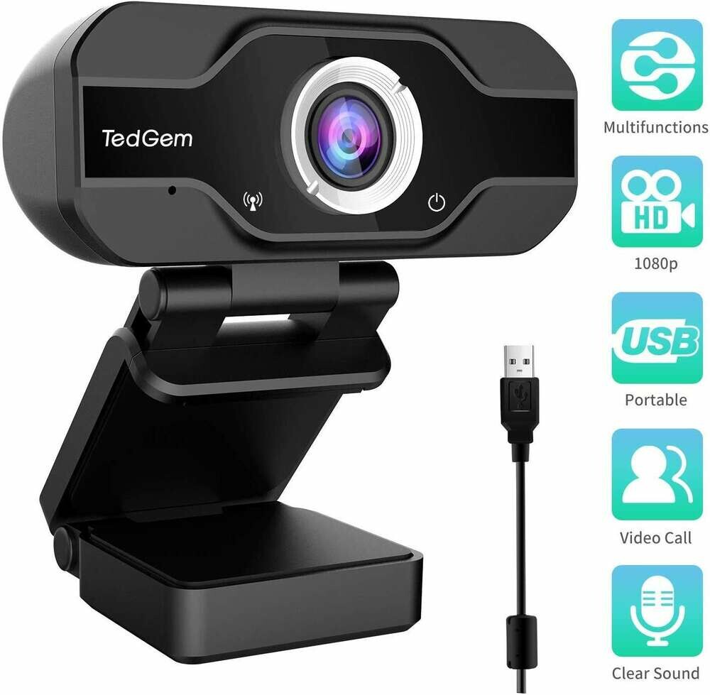 Kamera internetowa TedGem CE0140_01 1080p FHD