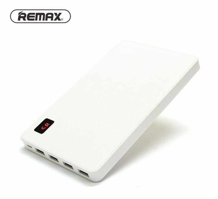 Powerbank Remax Proda 30000mah 4 porty USB biały