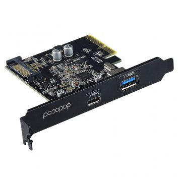 DODOCOOL DC22 – karta PCIe Gen 2 USB 3.1 PORTY (stan nowy)
