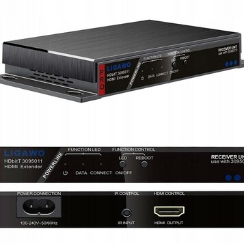 Odbiornik konwerter sygnału HDMI Ligawo 3095011