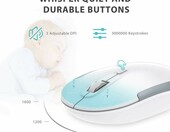 Mysz myszka bezprzewodowa iClever GK08 2,4G – zdjęcie 3
