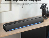 Głośnik SoundBar SADA V-196 do kumputera telewizora USB 3,5mm – zdjęcie 2