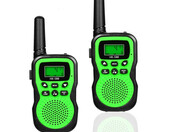 Krótkofalówka Walkie Talkie HK-588 latarka UHF zielona – zdjęcie 1