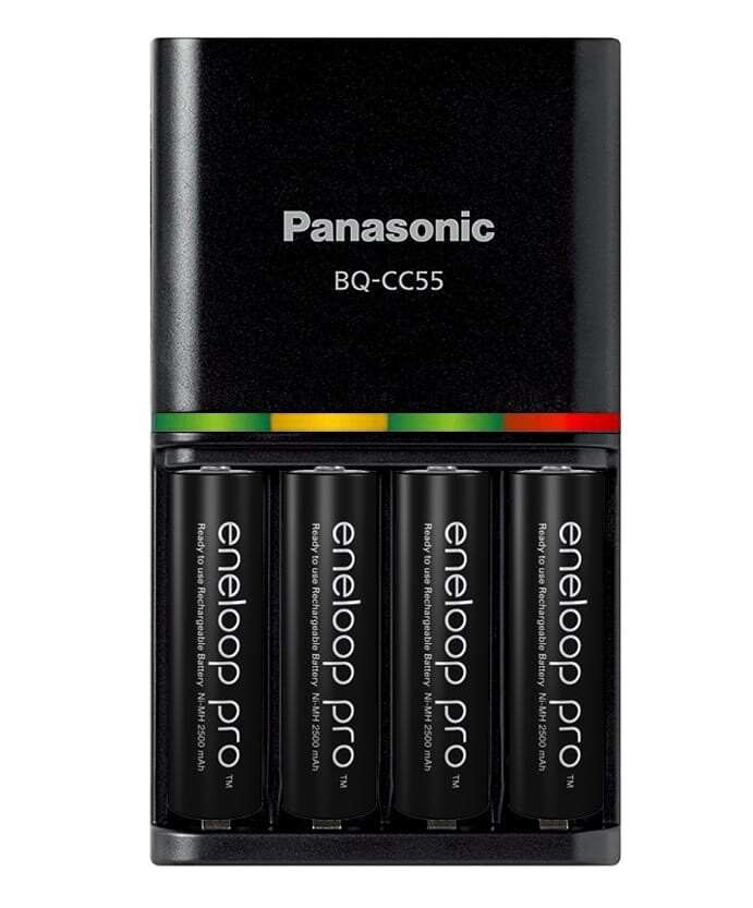 Ładowarka Panasonic Eneloop Pro BQ-CC55 + 4 x R6/AA 2550mAh