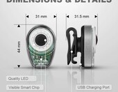Lampa sportowa na rękę do roweru Trèsu Topia Twinkler LED – zdjęcie 2
