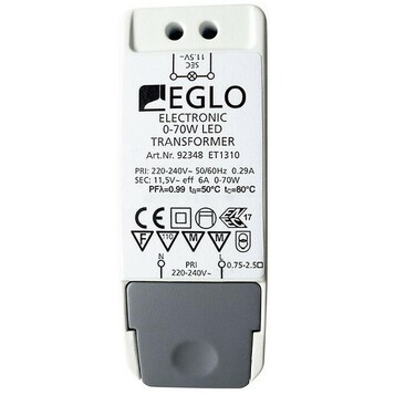 Transformator elektryczny EINBAUSPOT Eglo 70W 230V 11,5V AC