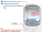 Bezprzewodowy wyświetlacz HD Baby Monitor KYG 2,4-calowy – zdjęcie 3