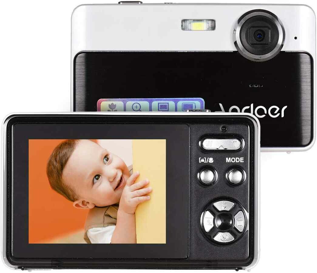 Mini przenośny aparat cyfrowy Andoer HD 24MP IPS 2,4 cala 3xZoom